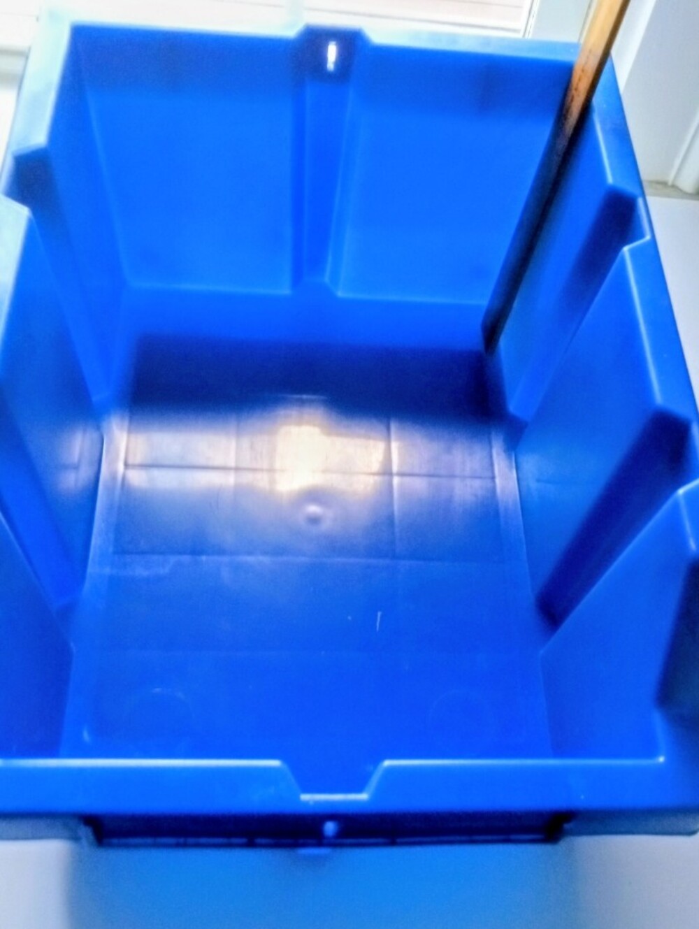 Set of 2 Storage Bins: Blue Seville Classics 1 Large 1 Medium - Picture 4 of 8